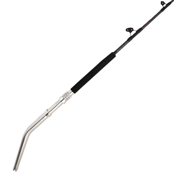 Penn Ally II Bent Butt Conventional Boat Rod, 6 Foot, Loads Up To 80 lbs, Black/Silver