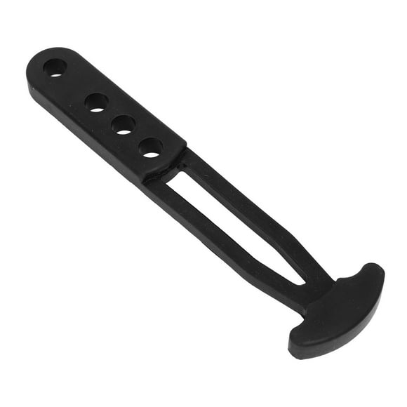 Marine Retaining Ladder Strap, Boat Ladder Strap 4 Adjustable Mounting Holes Easy Installation T Shaped Black With Screw For Boarding
