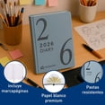 thumbnail image 3 of Agenda 2026 Bluelander, Planificador Diario, Semanal y Mensual, Azul, 3 of 4