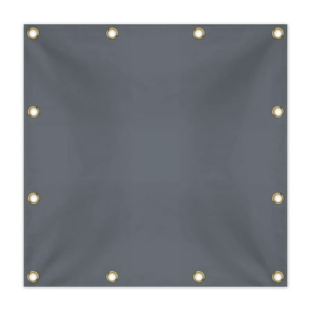 Covers & all Dump Truck Tarp 12 Oz Tarp Max Waterproof Tear and UV-Resistant Fabric Protective Cover Tarpaulin with Reinforced Edges Grommets (12 L x 9 W Feet Gray)
