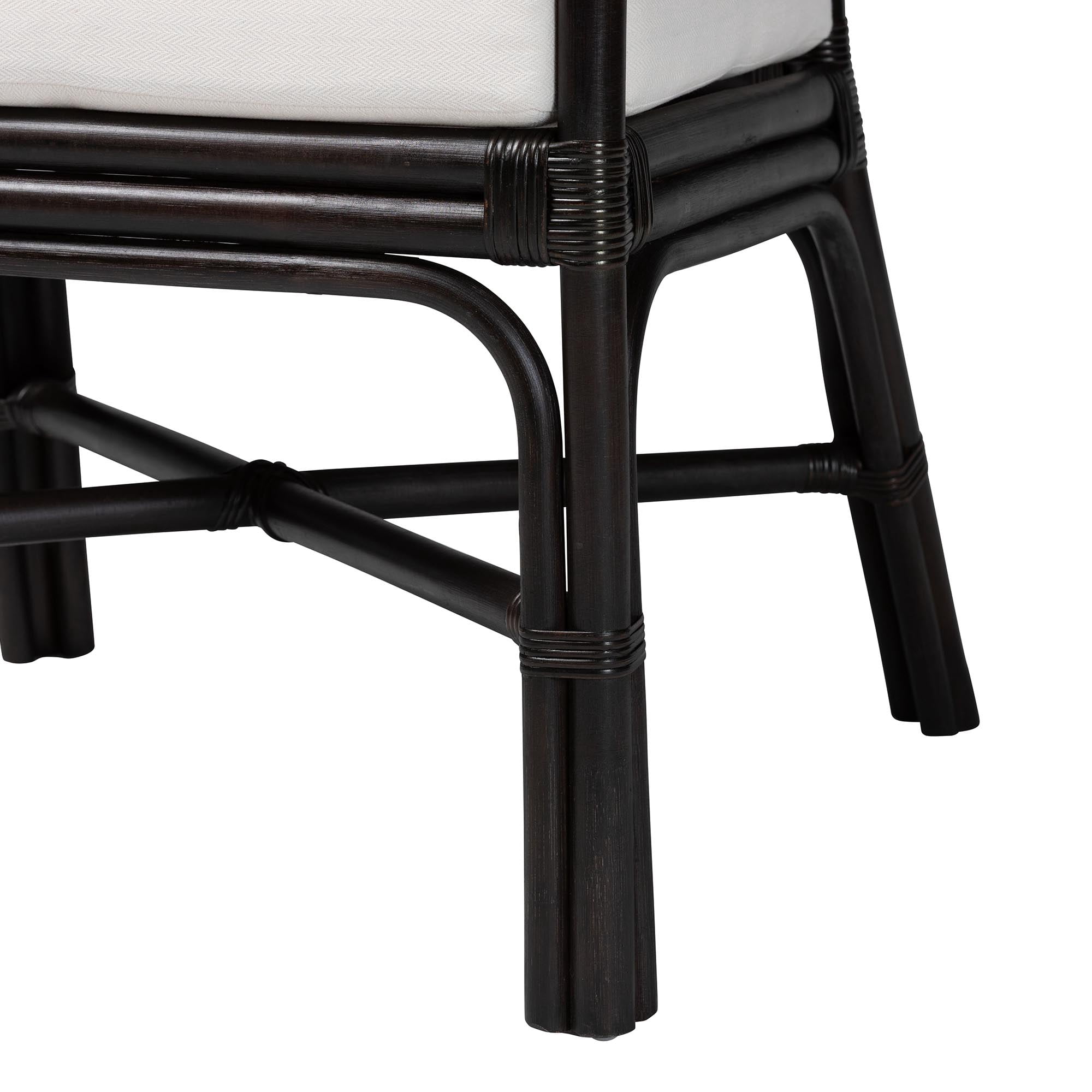 bali & pari Oscar Boho Dining Chair, Espresso
