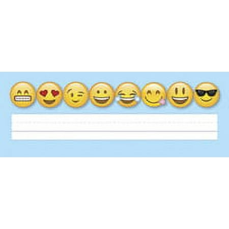 Creative Teaching Press Emoji Nation Name Plates, 9-1/2 x 3-1/4 Inches, Pack of 36