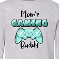 thumbnail image 4 of Inktastic Mom's Gaming Buddy- Aqua Controller Long Sleeve Youth T-Shirt, 4 of 5