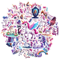 thumbnail image 1 of Autocollants de Papeterie Magique Licorne Graffiti Autocollants Récompense Princesse pour Ordinateurs Portables Carnets Valises, 1 of 5