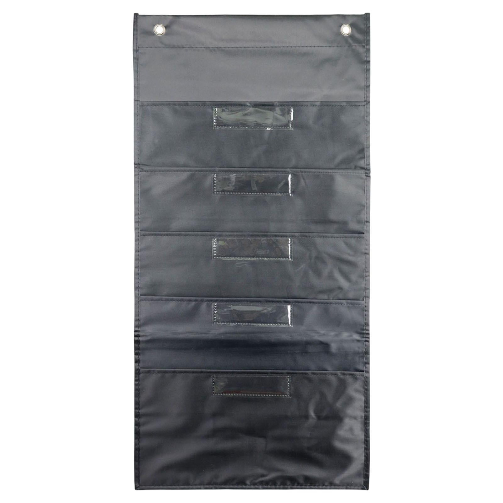 Hanging Wall Pocket Chart, Organizer and label Window Storage Bag for