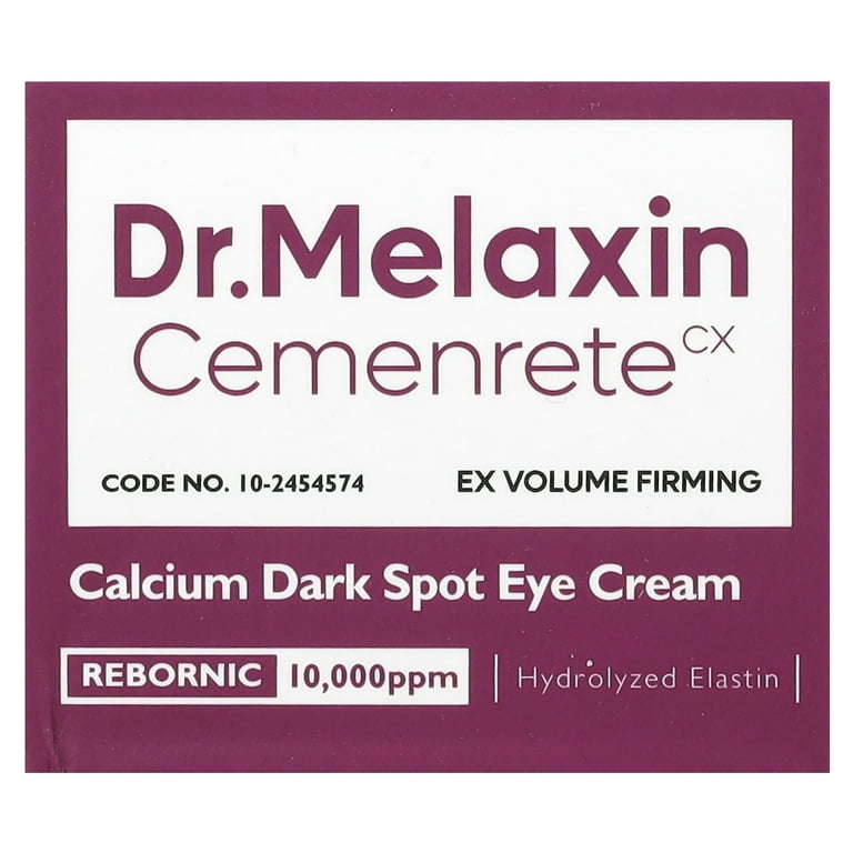 Dr.Melaxin Cemenrete, Calcium Dark Spot Eye Cream, 0.52 oz (15 g) -  Walmart.com
