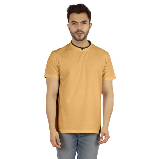 Inkmeso T-Shirt Basique à Col Rond pour Hommes Coupe Régulière Manches Courtes Unies