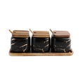 thumbnail image 2 of Juego De Tarros De Cerámica Para Condimentos De Estilo Nórdico, 3 Uds., Con Cucharas De Chasis, Tarro Para Condimentos De Cocina Para Almacenamiento De Condimentos Yuarrent HA026090-03, 2 of 6