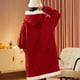 thumbnail image 4 of Pijama de franela para mujer, traje de terciopelo Coral, camisón largo para el hogar, felpa gruesa, moda coreana, invierno, nuevo, 4 of 4