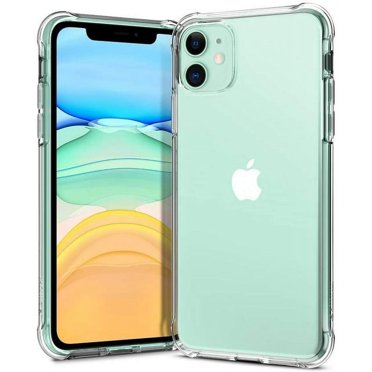 Clear White Floral Phone Case for iPhone 11 & iPhone XR - Walmart.com