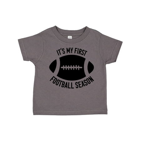 

Inktastic It s My 1st Football Season Gift Toddler Boy or Toddler Girl T-Shirt
