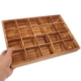 thumbnail image 3 of Caja expositora de madera, organizador de calcetines y ropa interior con 20 compartimentos, caja de almacenamiento multiusos, 3 of 6