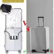 thumbnail image 2 of 2 Pcs Pvc Clear Suitcase Cover Protective Cover For 26" Travel Suitcase Transparent Luggage Cover Waterproof Suitcase Covers Luggage Protective Cover, 2 of 5