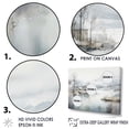thumbnail image 3 of Designart "Silent Grey And Beige Modern Scandinavian Scenery" Modern Scandinavian Wall Art Prints, 3 of 7