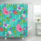 thumbnail image 1 of ABPHQTO Cortina de ducha de poliéster azul pájaros lindos florecitas y mariquita mariposa 152x180 cm ABPHQTO PKNMT60x72Shower-2776, 1 of 2