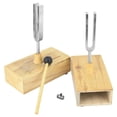 thumbnail image 2 of Instrumento Experimental de Diapasón de 440 Hz Con Caja de Resonador de Madera y Aldaba, Duradero, Para Demostración de Resonancia Escolar, 2 of 7