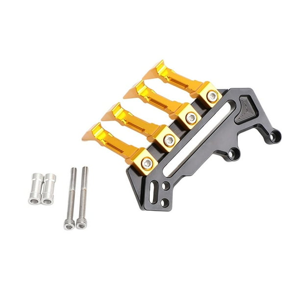Cubierta de la rejilla lateral del radiador kusrkot para motocicleta FZ07 Oro