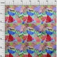 thumbnail image 3 of oneOone Rayon Red Fabric Tropical Fruits Craft Projects Decor Fabric Printed By The Yard 56 Inch Wide, 3 of 4