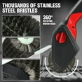 thumbnail image 3 of Cordless Electric Grill Cleaning Scrub Brush Rechargeable with Type-C Charge Cord,Red/Black, 3 of 4