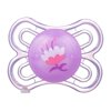 MAM Pacifiers, Baby Pacifier 0-6 Months, Best Pacifier for Breastfed Babies, Premium Comfort and Oral Care 'Perfect' Collection, Girl, 1-Count