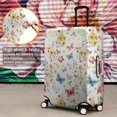 thumbnail image 4 of Colorful Butterfly Floral Cream Pattern Luggage Cover Fashion Suitcase Cover Baggage Covers Fit 25-28 Inch Luggage (Go Travel), 4 of 5