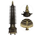 thumbnail image 4 of Estatua De Pagoda, 13th Floor Mano De Obra Exquisita Colección Duradera Recuerdos Para Decoración De Escritorio Para Colección Para Decoración De Oficina Higoodz Otros, 4 of 8