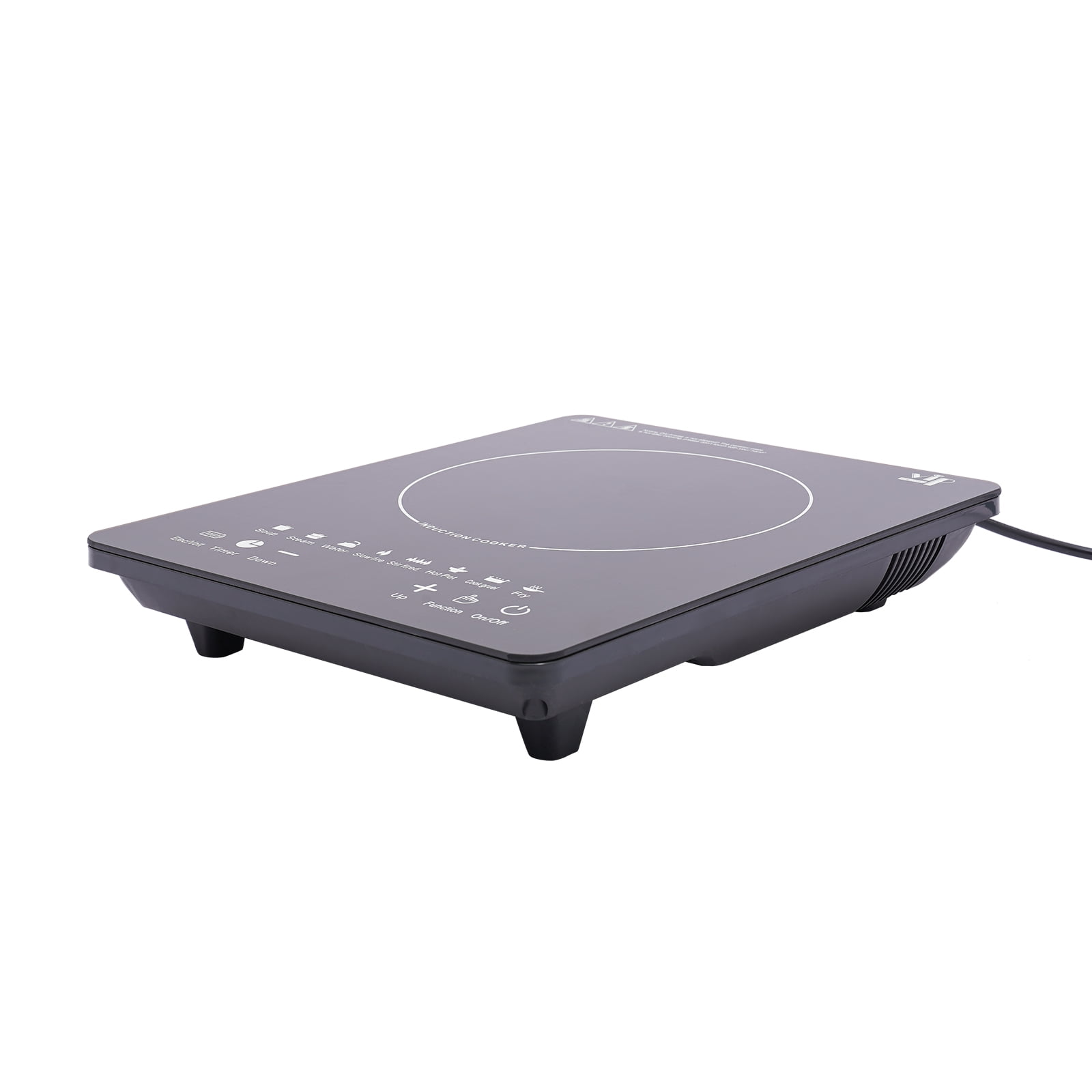 Efficient Electric Induction Cooktop with 8 Power Settings, 180-Minute Timer, Auto Shut-Off, and&nbsp; Glass Surface for Easy Cleaning