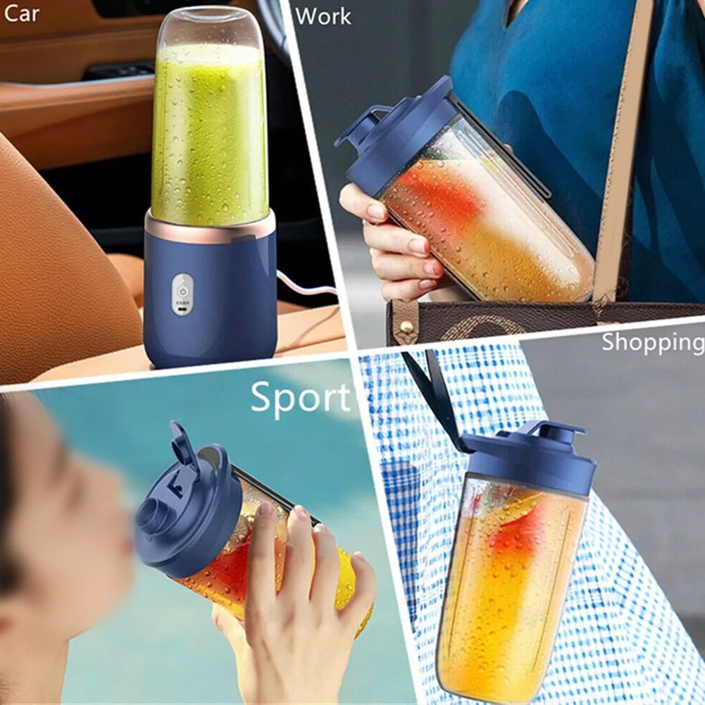 KDJ Portable Electric MiniJuice Maker Portable Blender Smoothie Juicer Fruit Machine - for Home Decor