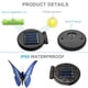 thumbnail image 2 of Ounissouiy 3 piezas de luz Solar para insectos, Patio trasero, camino, calle, suelo, lámpara, oficina, decoración portátil, accesorios de Iluminación y accesorios, 2 of 6