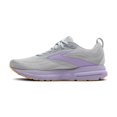 thumbnail image 3 of Zapatillas para correr Brooks Trace 4 para mujer, Oyster/Púrpura, 11.5 M, 3 of 6