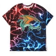 thumbnail image 5 of Wings of Fire T-Shirts for Men Women, Funny Novelty Tee for Adults, Fashion 3D Print Short Sleeve, Unisex Casual Crew Neck Tee, 5 of 8