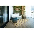 thumbnail image 2 of Linon Outdoor Washable Area Rug Collection, Ivory and Yellow, 3' x 5', 2 of 7