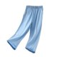thumbnail image 3 of Pantalones de Navidad para Niños Pantalones Deportivos de Color Sólido Suave para Niños Traje de Pantalones para Niñas de Verano, 3 of 6