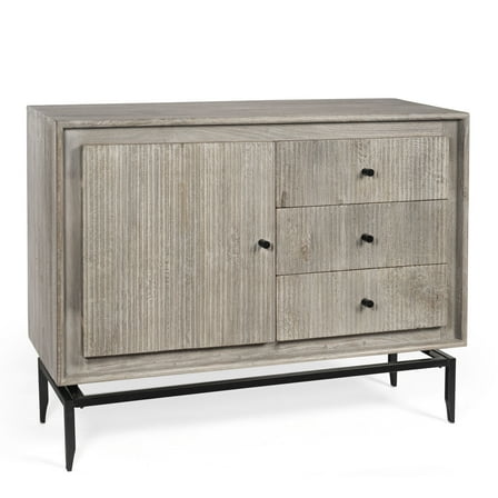 Camilo 3 Drawer Wood Accent Cabinet