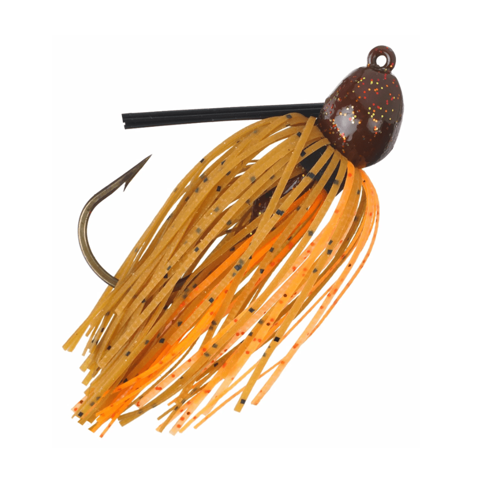 (2 pack) Strike King Bitsy Bug Mini Jig 3/16oz Pumpkin Craw Bass Jig