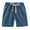 Blue, variant on Fshinging Toddler Boys Summer Shorts Solid Color Breathable Cotton Linen Blend Sport Causal Drawstring Child Kids Clothes Size 3-4 Years