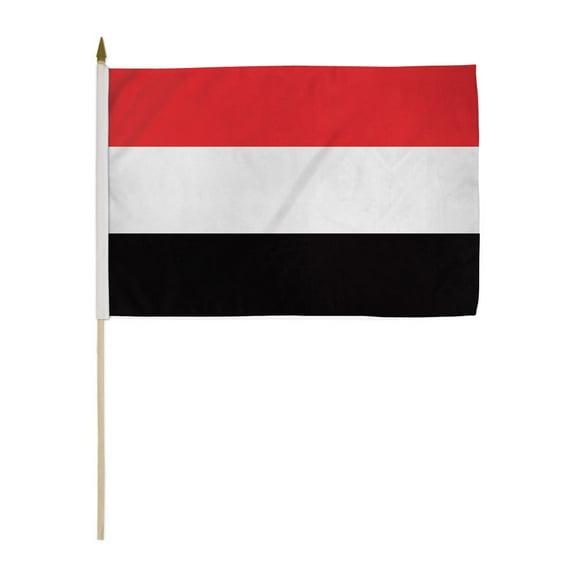 Yemen 12x18in Stick Flag