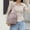 Purple, variant on RKSTN Crossbody Bags for Women Travel Fashionable Chest Bag for Men Women Lightweight Large Capacity Fabric Waterproofing Sling Bag Convenient Front Pack Cross Body Bag for Woman