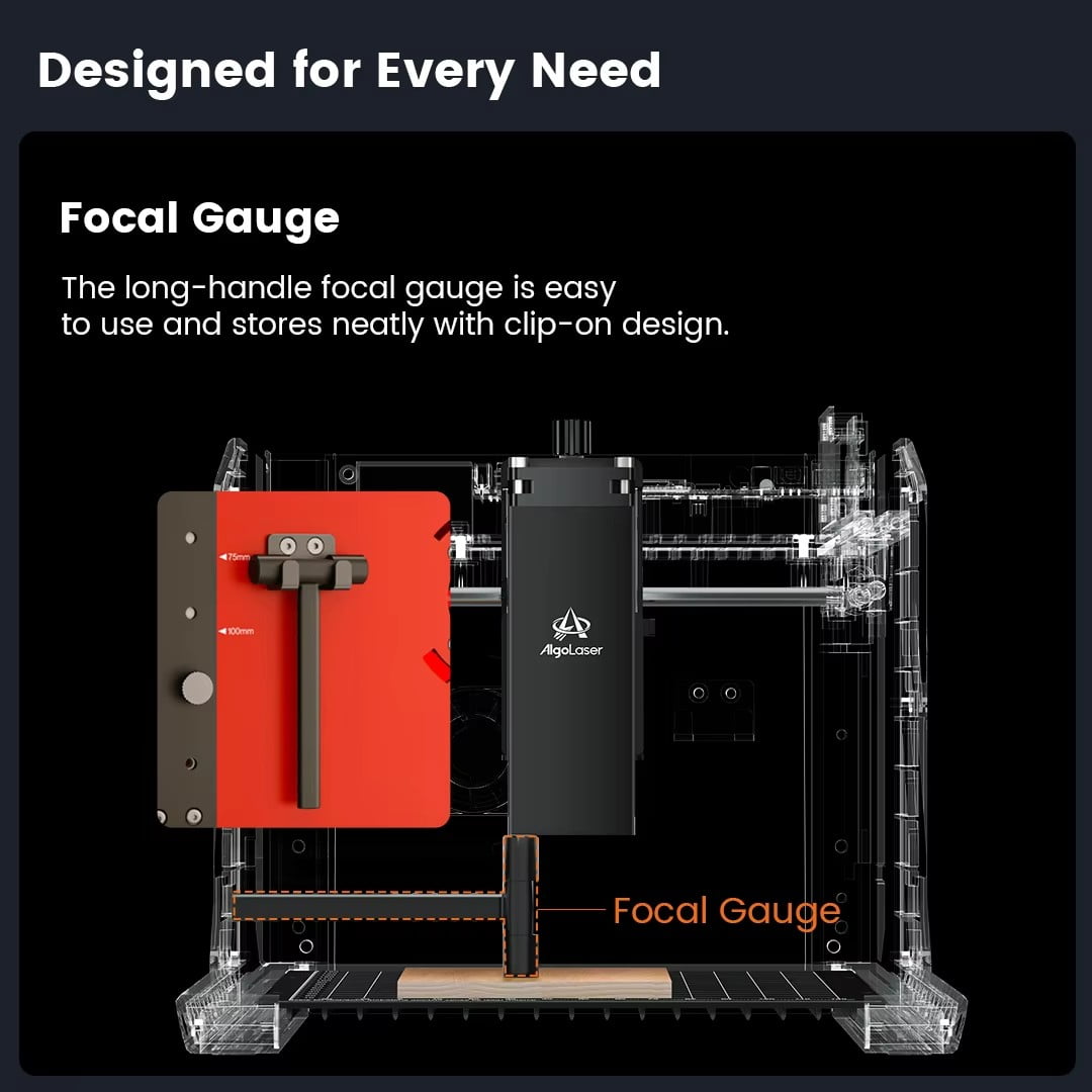 Algo DIY KIT Engraver, 5W Output Power Engraving and Cutting Machine Support WiFi APP Control, Higher Accuracy Cutter Engraver for Wood, Leather, Acrylic, Glass etc