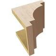 thumbnail image 6 of 7"W x 7"D x 7"H Wide Mediterranean Rough Cedar Woodgrain TimberThane Corbel, Primed Tan, 6 of 6