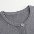 thumbnail image 7 of Womens Sweaters Round Neck Long Sleeve Cardigan Autumn And Winter Models Of Classic Versatile Basic Knitwear Large Size Jacket Fall Clothes For Women ,Gray, 7 of 7