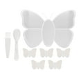 thumbnail image 4 of Plateaux de Tri de Perles 1 Set 5D en Forme de Papillons avec une Cuillère Brosse Claire, 4 of 9