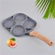thumbnail image 1 of Sartén de cuatro agujeros para freír huevos, artefacto para freír huevos de desayuno, sartén pequeña porosa para el hogar, sartén antiadherente para freír huevos de piedra Maifan, 1 of 6