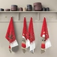 thumbnail image 5 of Soft Absorbent Reusable Kitchen Towels, Set of 1|28x18 in, Reindeer Red Riding Hood Snowflake Dining Kitchen Living Room Tea Towels Dish Towels Decorative Towels, 5 of 7