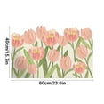 thumbnail image 4 of Sentmoon Decorative Hallway Runner Tulip Entryway Door Mat Wire Ring Non Slip Porch Carpet Dirt Resistant Cuttable Floor Rug for Indoor Outdoor Use Today’s Must-Have Bargains, 4 of 7