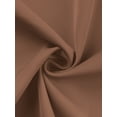 thumbnail image 5 of DARING DIVA Women's Plus Round Neck Work Ruffle Chiffon Top 3X Dark Brown, 5 of 6