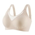 thumbnail image 1 of Sujetador push up sin aros, levantador, suave y deportivo para mujer - Nailon/spandex, sin aros de acero, M-XXXXL para uso diario/fitness, 1 of 4