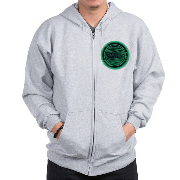 CafePress - Play Doh Logo Green Sweatshirt - Zip Hoodie, Classic Hooded Sweatshirt with Metal Zipper