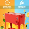thumbnail image 2 of GIVIMO 80 Quart Outdoor Patio Rolling Steel Construction Cooler, 2 of 10