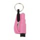 thumbnail image 2 of 1pc 2 In 1 Safety Belt Cutter Emergency Key Chain Car Escape Tool Metal Safety Hammer Mini Fire Hammer Life-Saving Hammer Car Emergency Escape Device, 2 of 4